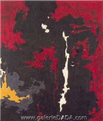 riproduzione-quadri-di Clyfford Still 1949 - Un numero 2