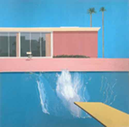 riproduzione-quadri-di David Hockney Uno Splash più grande