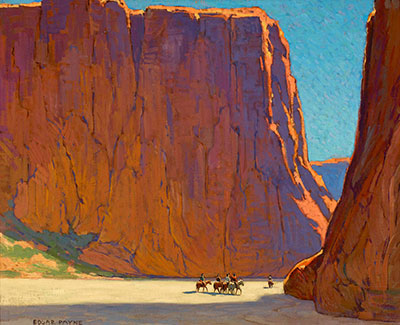 riproduzione-quadri-di Edgar Alwin Payne Canyon de Chelly