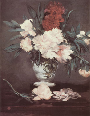 riproduzione-quadri-di Edouard Manet Peonies