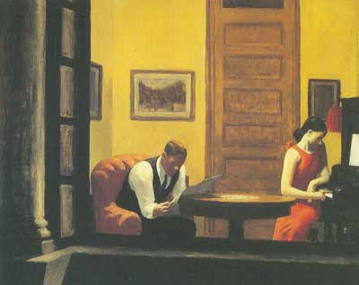 riproduzione-quadri-di Edward Hopper Camera a New York