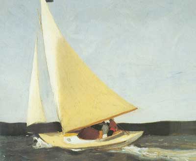 riproduzione-quadri-di Edward Hopper vela