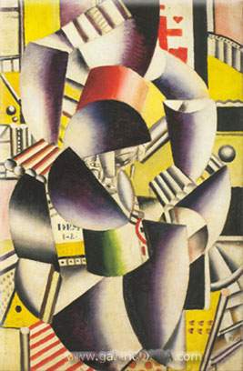 riproduzione-quadri-di Fernand Leger I due acrobati