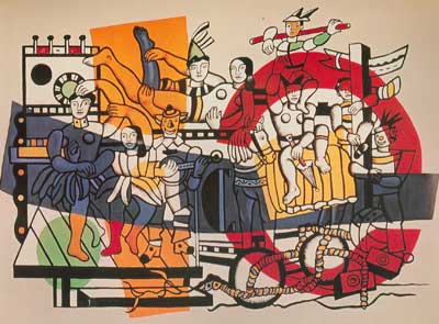 riproduzione-quadri-di Fernand Leger La Grande Parata