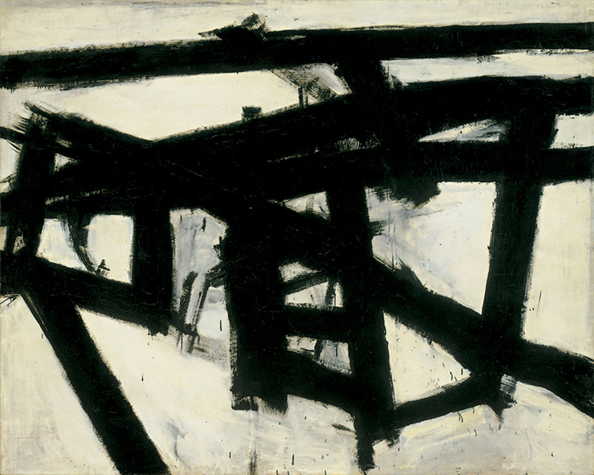 riproduzione-quadri-di Franz Kline Mahoning