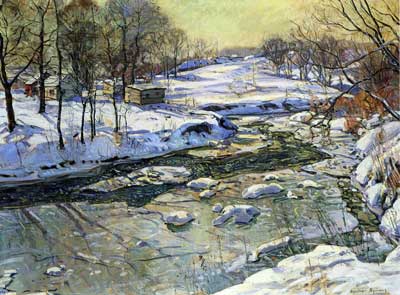 riproduzione-quadri-di George Gardner Symons Quattro Mile Creek