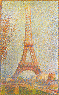 riproduzione-quadri-di Georges Seurat La Torre Eiffel