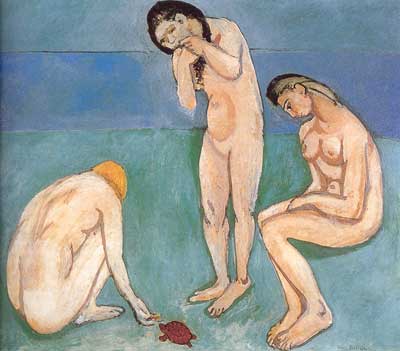 riproduzione-quadri-di Henri Matisse Bathers con una tartaruga