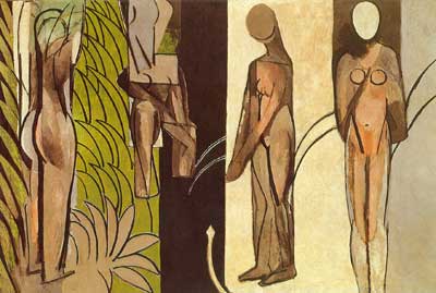 riproduzione-quadri-di Henri Matisse Bathers vicino al fiume