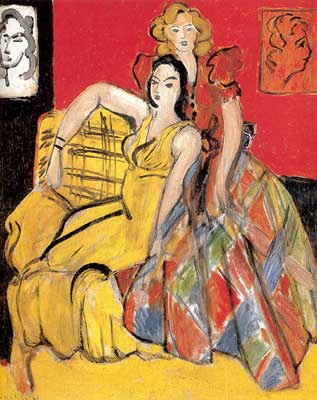 riproduzione-quadri-di Henri Matisse Due ragazze