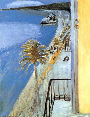 riproduzione-quadri-di Henri Matisse La baia di Nizza