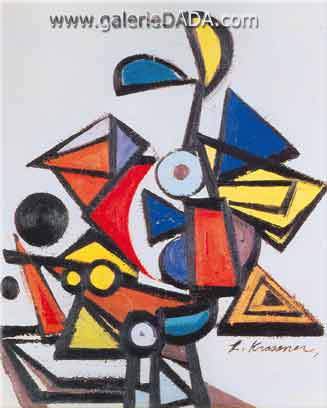 riproduzione-quadri-di Lee Krasner Composizione