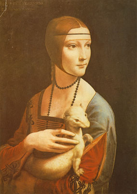 riproduzione-quadri-di Leonardo Da Vinci Cecilia Gallerani