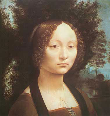 riproduzione-quadri-di Leonardo Da Vinci Ginevra de Benci