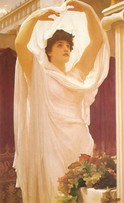 riproduzione-quadri-di Lord Frederic Leighton Innvocazione