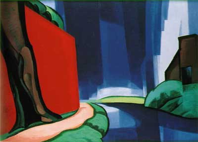 riproduzione-quadri-di Oscar Bluemner Azul Celeste