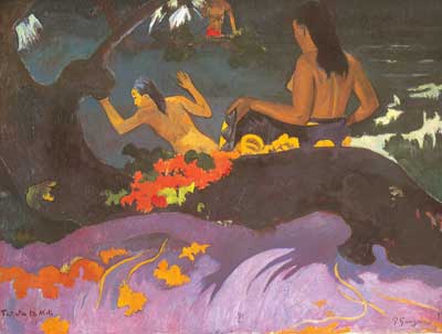 riproduzione-quadri-di Paul Gauguin Fatata Te Miti