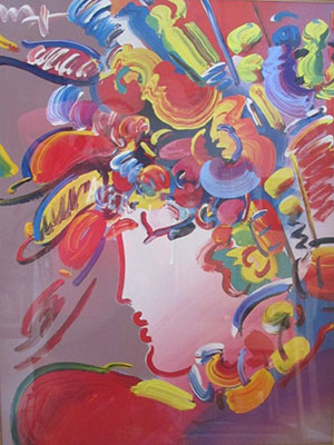 riproduzione-quadri-di Peter Max Blushing Beauty