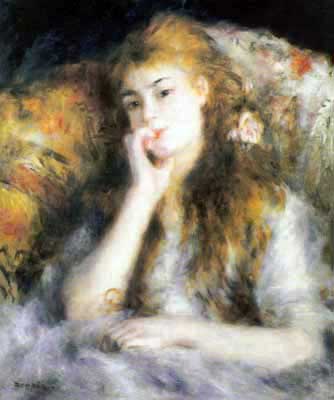 riproduzione-quadri-di Pierre August Renoir Pensato