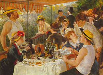 riproduzione-quadri-di Pierre August Renoir Pranzo del Partito Boating