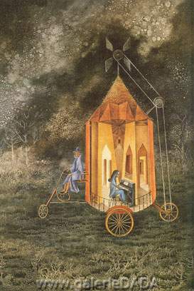 riproduzione-quadri-di Remedios Varo carovana