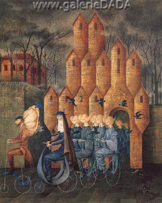 riproduzione-quadri-di Remedios Varo Verso la Torre