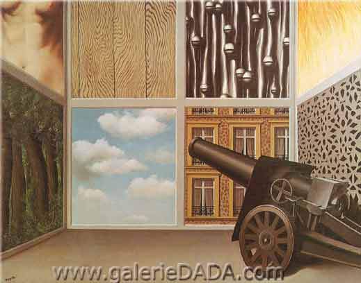 riproduzione-quadri-di Rene Magritte Alla soglia di Liberty