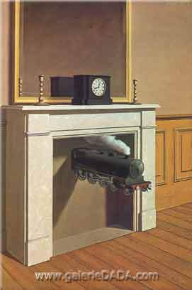 riproduzione-quadri-di Rene Magritte Tempo trasfisso