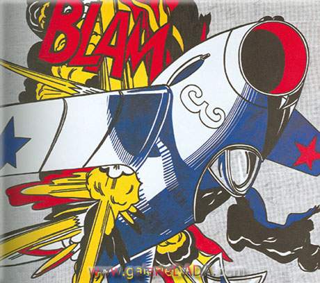 riproduzione-quadri-di Roy Lichtenstein Blam