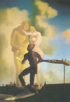 riproduzione-quadri-di Salvador Dali Meditazione dell'Harp