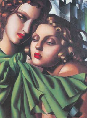 riproduzione-quadri-di Tamara de Lempicka Le ragazze