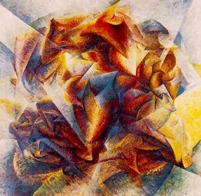 riproduzione-quadri-di Umberto Boccioni Calcio