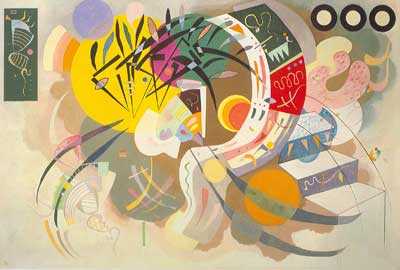 riproduzione-quadri-di Vasilii Kandinsky Curve dominante