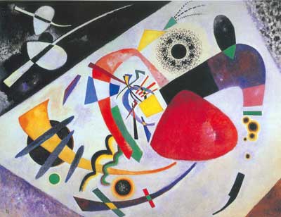 riproduzione-quadri-di Vasilii Kandinsky Spot rosso II