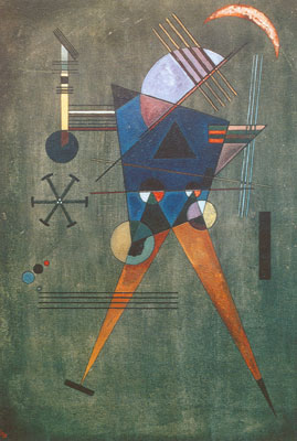 riproduzione-quadri-di Vasilii Kandinsky Triangolo nero