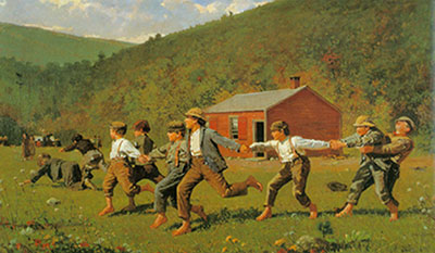 riproduzione-quadri-di Winslow Homer Snap il Whip