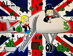 Riproduzione quadri di Alec Monopoly Union Jack