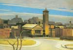 Riproduzione quadri di Edward Hopper Novembre, Washington Square