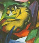 Riproduzione quadri di Franz Marc Tigre