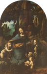 Riproduzione quadri di Leonardo Da Vinci Madonna sulle rocce