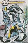 Riproduzione quadri di Pablo Picasso Harlequin 2