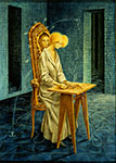 Riproduzione quadri di Remedios Varo Presenza a disagio